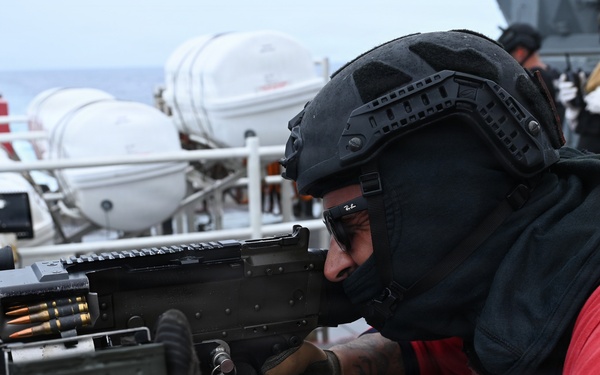 USCGC Bertholf conducts Gunnery Exercise