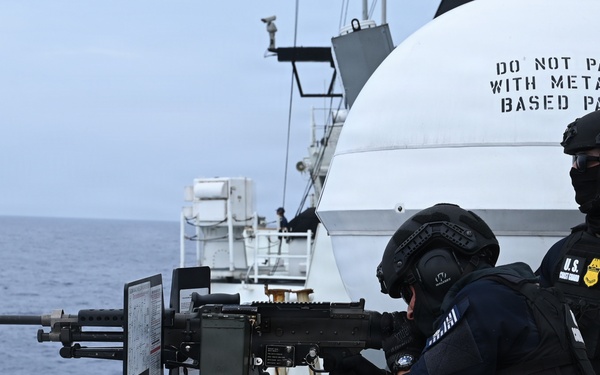USCGC Bertholf conducts Gunnery Exercise