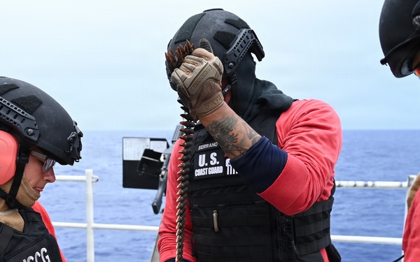 USCGC Bertholf conducts Gunnery Exercise