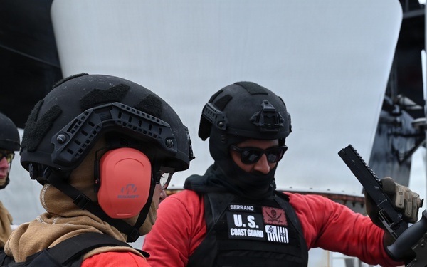 USCGC Bertholf conducts Gunnery Exercise
