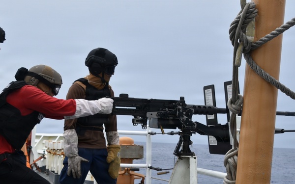 USCGC Bertholf conducts Gunnery Exercise
