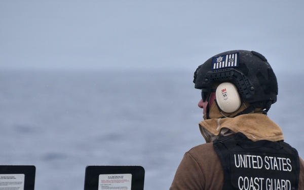 USCGC Bertholf conducts Gunnery Exercise
