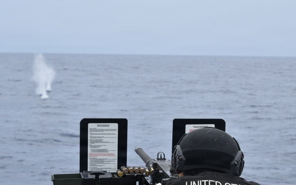 USCGC Bertholf conducts Gunnery Exercise