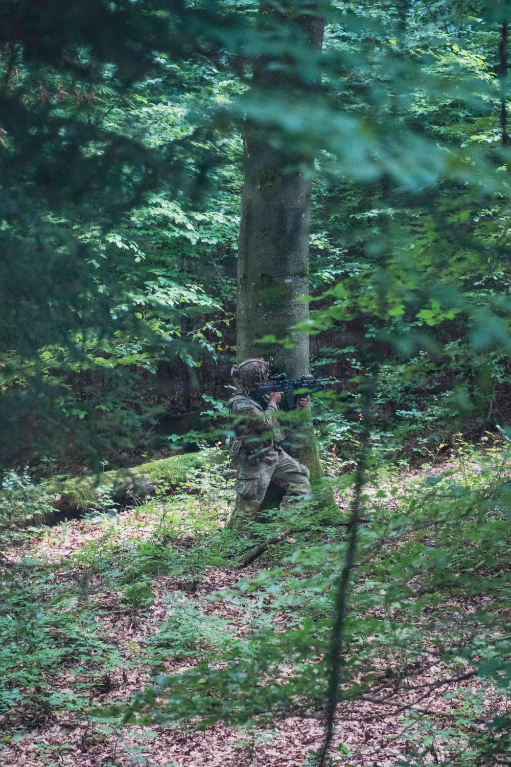 Soldier Reacts to Contact During Saber Junction 26
