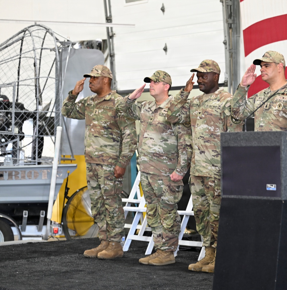 Coast Guard Forces Rio Grande holds change of command ceremony