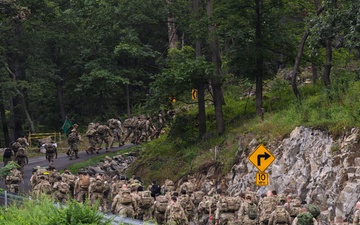 New York National Guard members earn Danish military march badge at Camp Smith