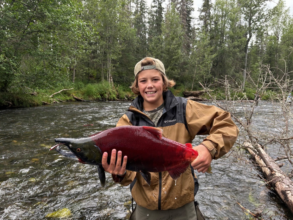 Angling for Adventure: JBLM teen fishes with Make-A-Wish