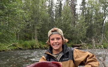 Angling for Adventure: JBLM teen fishes with Make-A-Wish
