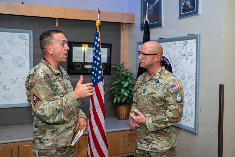 Chief Master Sgt. Of the Space Force John Bentivegna Visit to NSDC