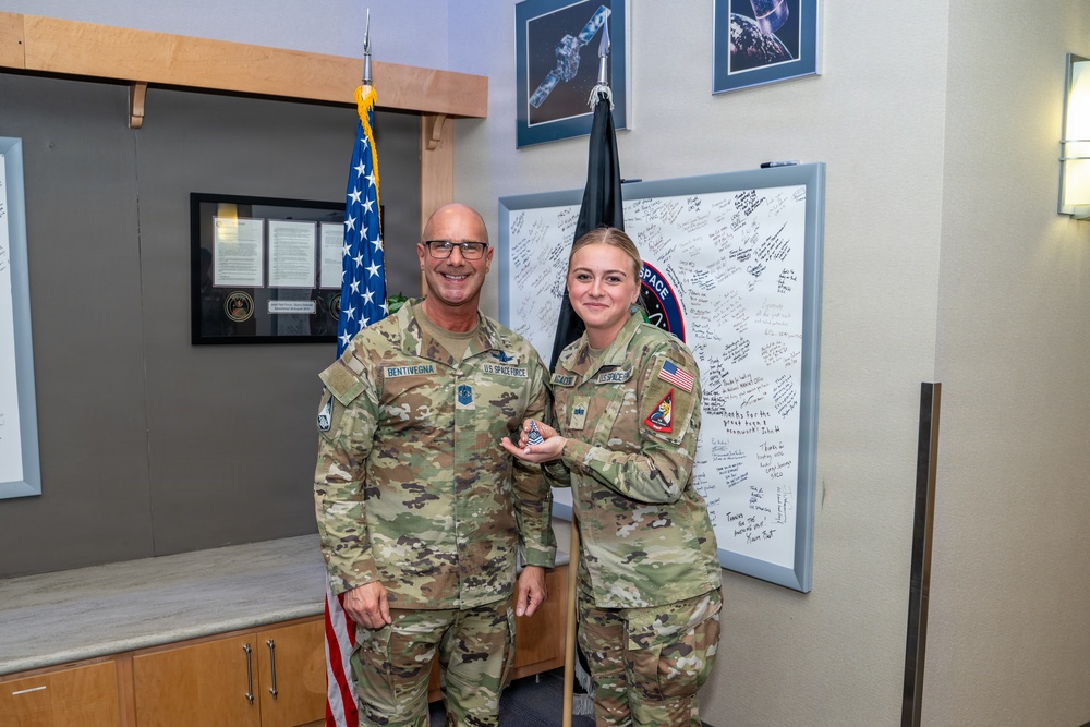 Chief Master Sgt. Of the Space Force John Bentivegna Visit to NSDC