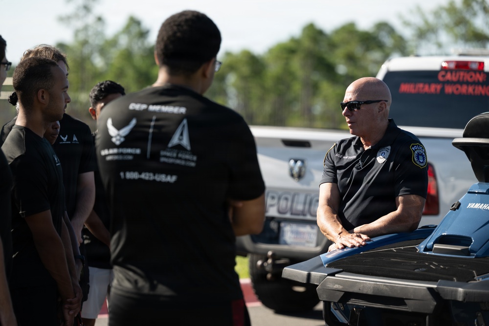 325th SFS showcases capabilities to DEP recruits