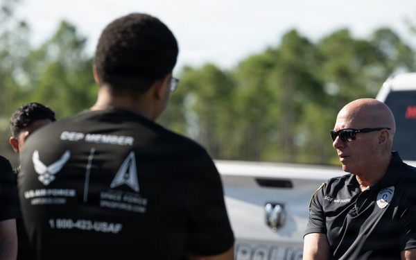 325th SFS showcases capabilities to DEP recruits