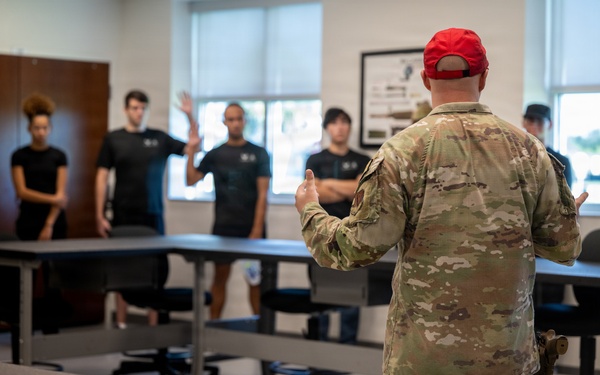 325th SFS showcases capabilities to DEP recruits