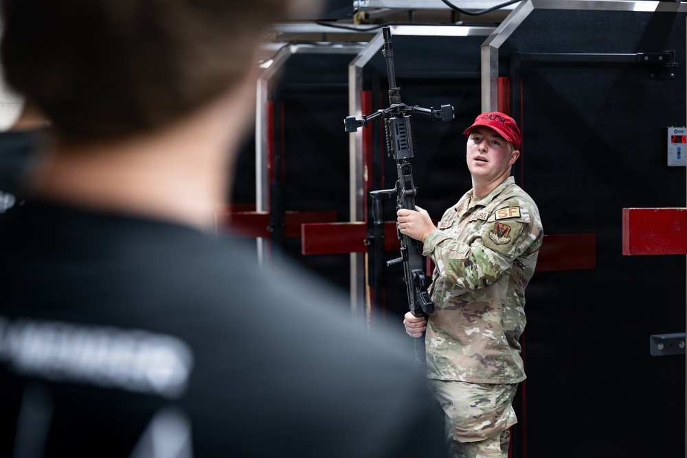 325th SFS showcases capabilities to DEP recruits