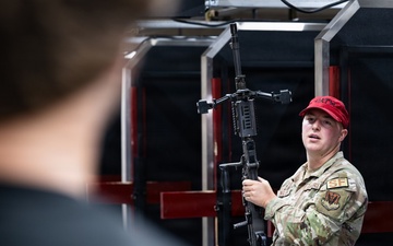 325th SFS showcases capabilities to DEP recruits