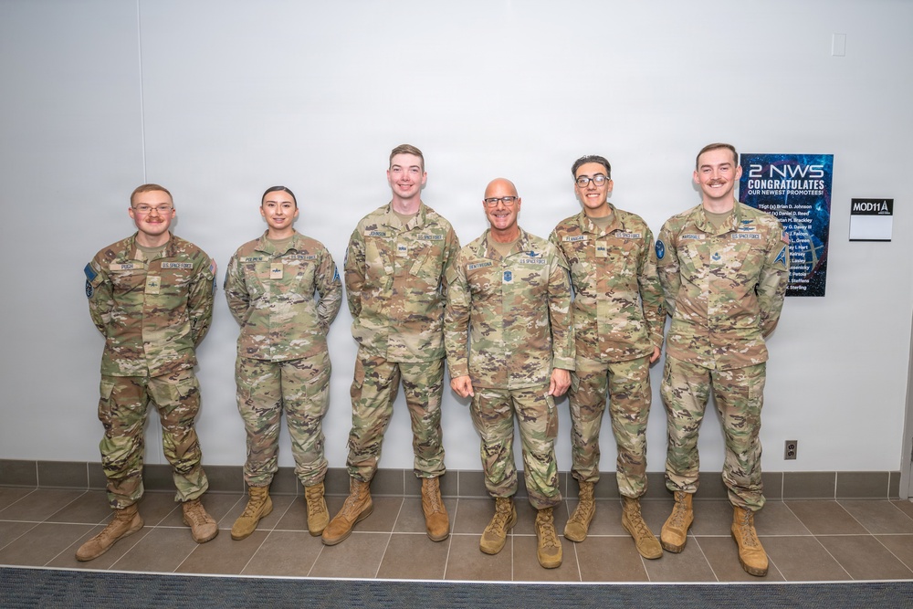 Chief Master Sgt. Of the Space Force John Bentivegna Visit to Schriever