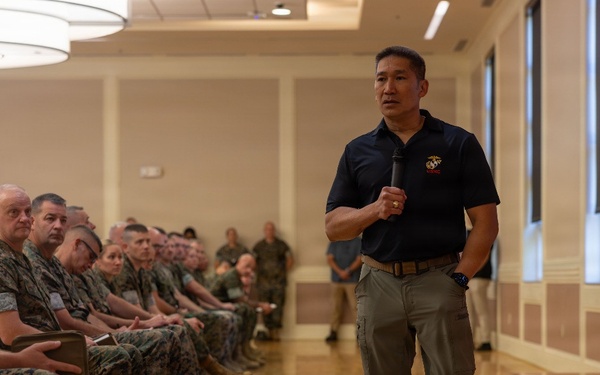 Suicide Awareness and Prevention Town Hall on Marine Corps Base Camp Lejeune