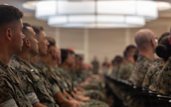 Suicide Awareness and Prevention Town Hall on Marine Corps Base Camp Lejeune