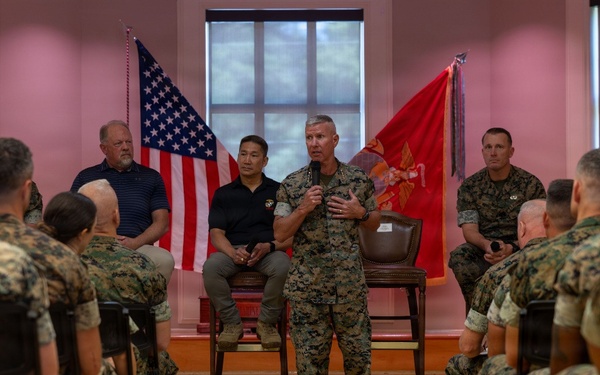 Suicide Awareness and Prevention Town Hall on Marine Corps Base Camp Lejeune