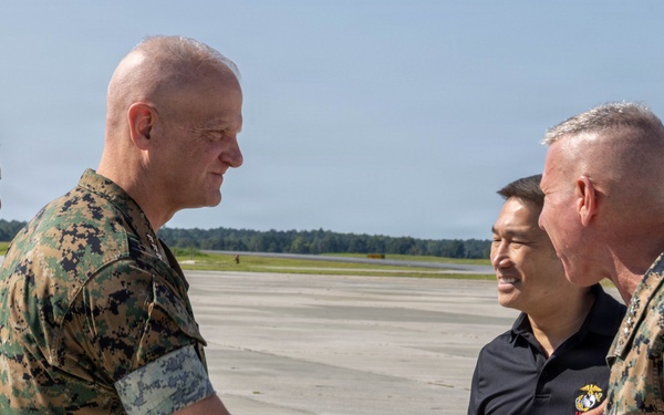 The Honorable Hung Cao, Acting Secretary of the Navy, visits Marine Corps Base Camp Lejeune