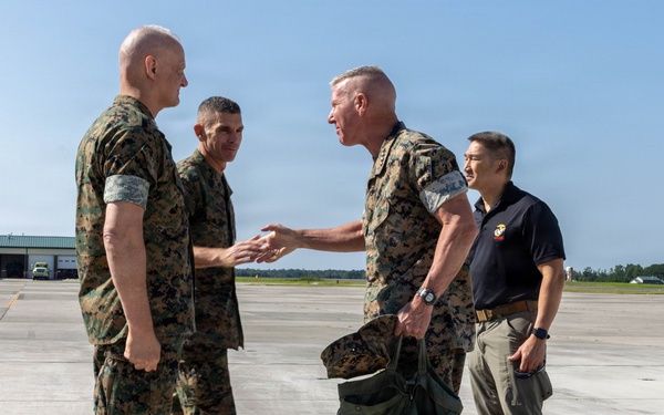 The Honorable Hung Cao, Acting Secretary of the Navy, visits Marine Corps Base Camp Lejeune