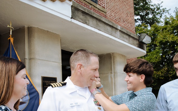 NAVSUP WSS Promotes Supply Officers onboard NSA Philadelphia