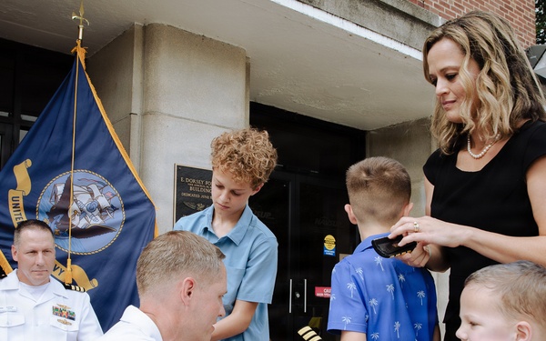 NAVSUP WSS Promotes Supply Officers onboard NSA Philadelphia