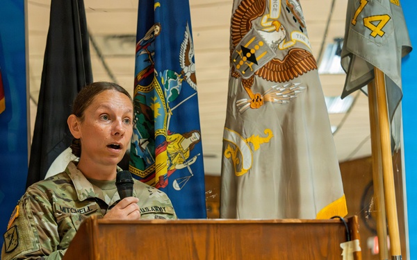 14th Finance Company Mobilization Farewell Ceremony