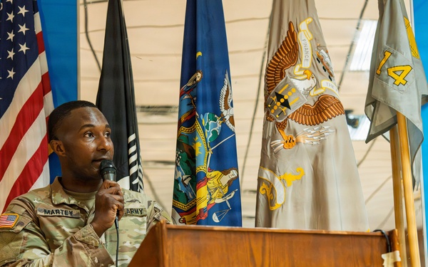 14th Finance Company Mobilization Farewell Ceremony