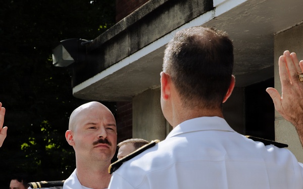 NAVSUP WSS Promotes Supply Officers onboard NSA Philadelphia