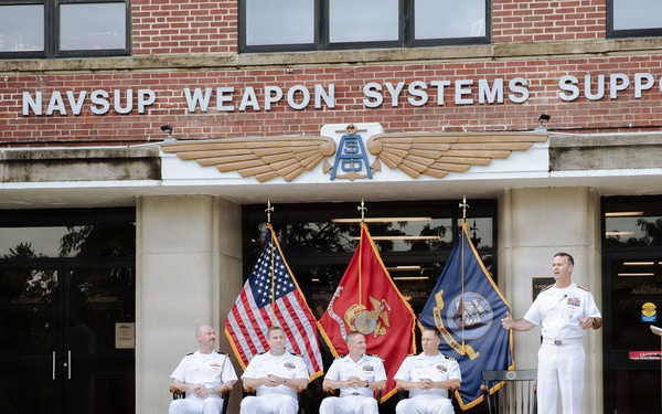 NAVSUP WSS Promotes Supply Officers onboard NSA Philadelphia