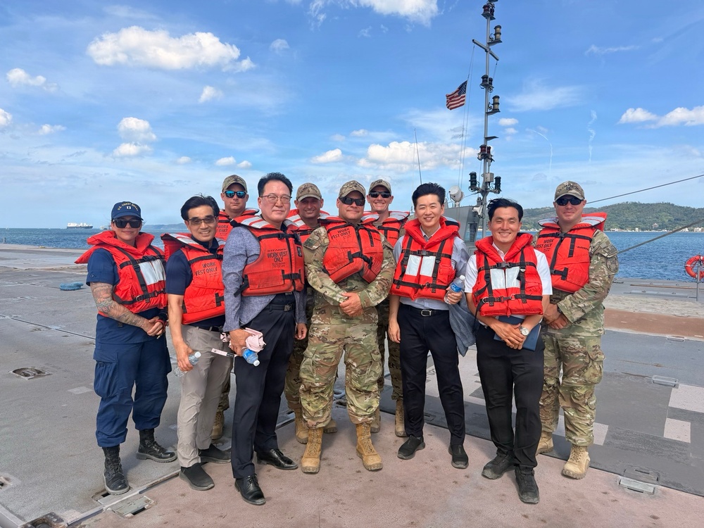 U.S. Coast Guard participates in Combined Joint Logistics Over-the-Shore training exercise with the Republic of Korea
