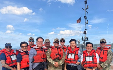 U.S. Coast Guard participates in Combined Joint Logistics Over-the-Shore training exercise with the Republic of Korea