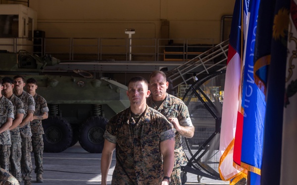 2nd Light Armored Reconnaissance Battalion Relief and Appointment Ceremony