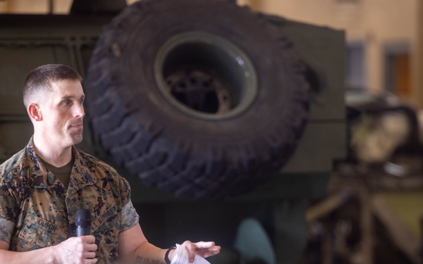 2nd Light Armored Reconnaissance Battalion Relief and Appointment Ceremony