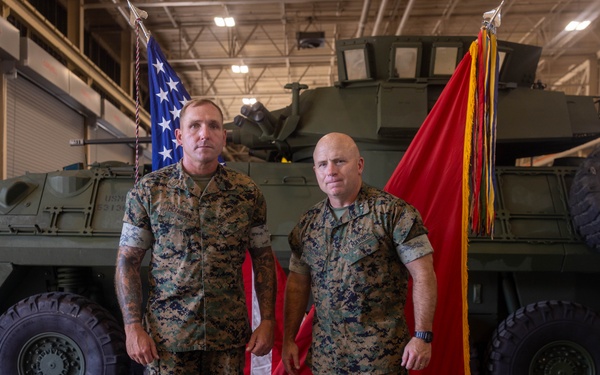 2nd Light Armored Reconnaissance Battalion Relief and Appointment Ceremony