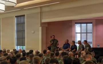 Suicide Awareness and Prevention Town Hall on Marine Corps Base Camp Lejeune