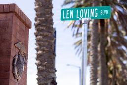 Blount Island Command marks 40 years, renames road for founding commander Len Loving