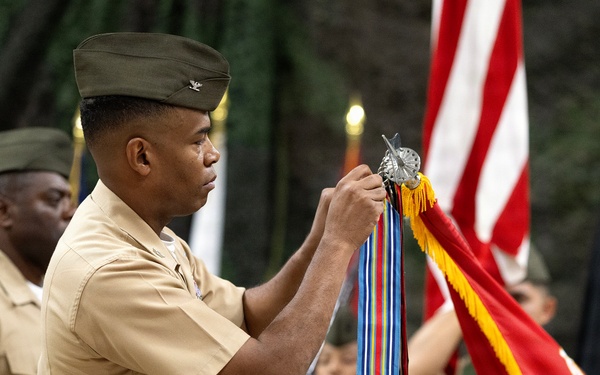 Blount Island Command marks 40 years, renames road for founding commander Len Loving