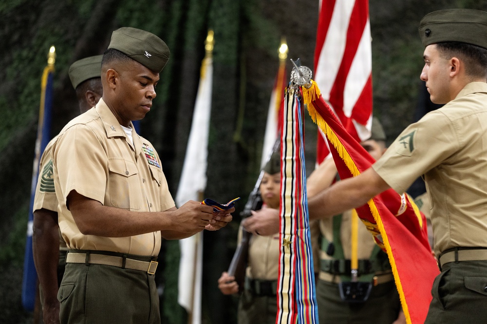 Blount Island Command marks 40 years, renames road for founding commander Len Loving