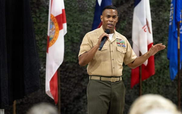 Blount Island Command marks 40 years, renames road for founding commander Len Loving