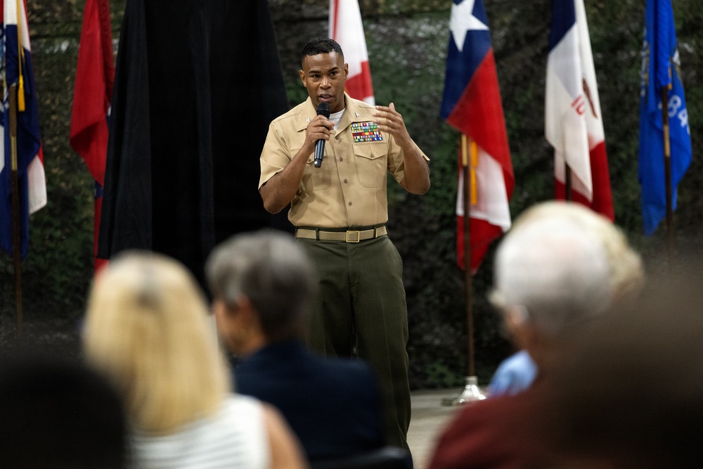 Blount Island Command marks 40 years, renames road for founding commander Len Loving