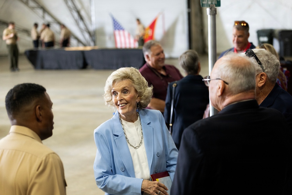 Blount Island Command marks 40 years, renames road for founding commander Len Loving