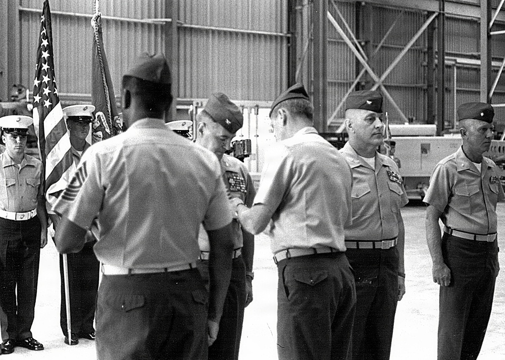 Blount Island Command marks 40 years, renames road for founding commander Len Loving