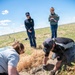Oregon National Guard Soldiers and civilian employees learn about Eastern Oregon’s Borrowing Owls