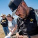 Oregon National Guard Soldiers and civilian employees learn about Eastern Oregon’s Borrowing Owls