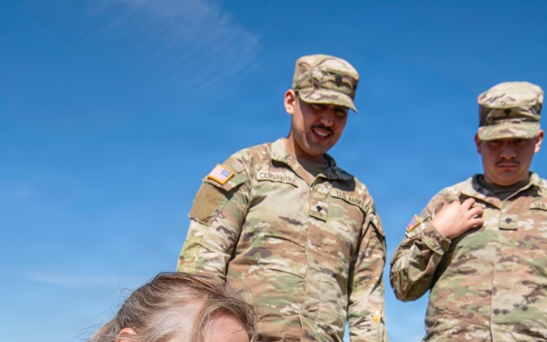 Oregon National Guard Soldiers and civilian employees learn about Eastern Oregon’s Borrowing Owls