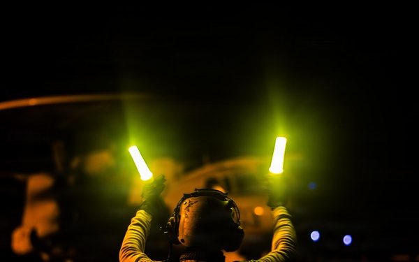 George Washington Conducts Flight Operations
