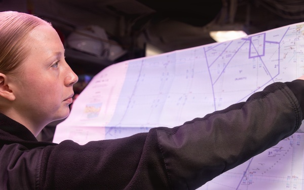 George Washington Examines Maps