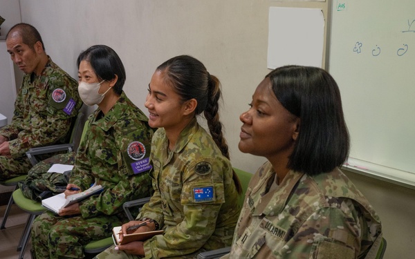 U.S., Japanese and Australian Forces Host Medical Training Brief During Yama Sakura 91
